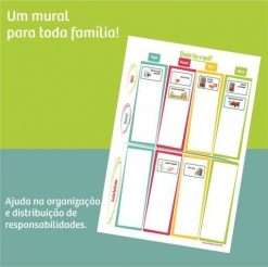 Mural de Atividades Infantis para Família Atividades e Rotina