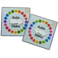 Jogo Alfabetização Roleta Silábica O Desafio!