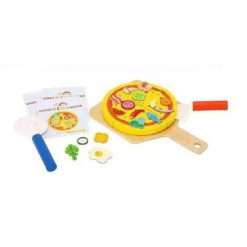Componentes do Brinquedo Educativo Pizza Caseira