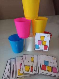 Jogo Pedagógico Empilhando os Copos