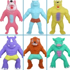 Monstro de Borracha da série Stretchapalz Monster Flex com 14cm e diversas variações