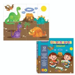 Meu Primeiro Quebra Cabeças GIGANTE Dinossauros