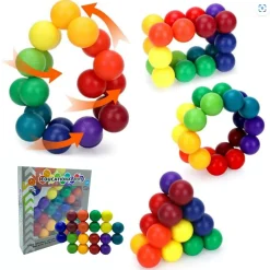 Kit de Bolinhas Anti-Stress Arco-Íris
