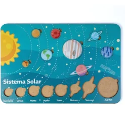 Tabuleiro de Encaixe - Descobrindo o Sistema Solar
