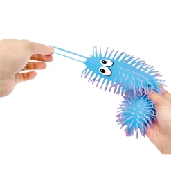 Minhoca Divertida de Apertar 23cm Fluffy Mania Michoca: Estímulo Sensorial e Alívio de Estresse