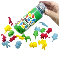 Miniaturas Animais Coloridos da Floresta: Descobrindo a Natureza com Criatividade