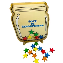 Pote de Recompensas: Incentivo e Motivação para Crianças