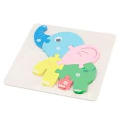 Quebra-Cuca Elefante Brinquedo Quebra-Cabeça de Encaixe
