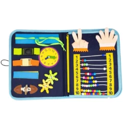 Fichário de Atividades Montessori para Coordenação Motora Fina - Aprendizado, Diversão e Desenvolvimento em um Só Brinquedo!